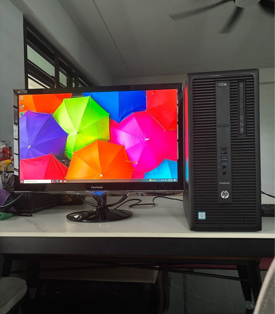 HP EliteDesk Business Office WFH School Students HBL Essential Computer ...