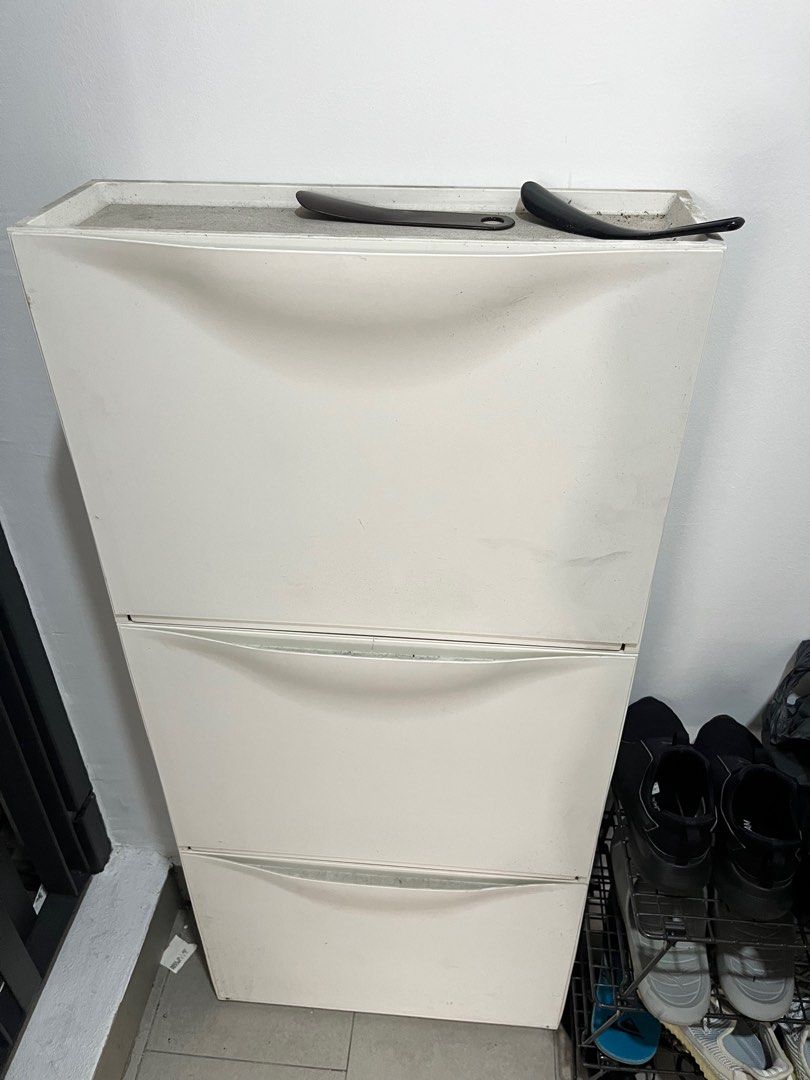 Ikea trones shoe cabinet on sale 3 pack