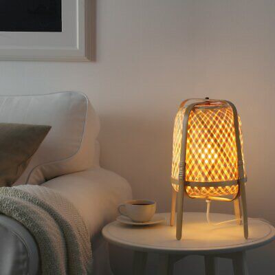 Ikea Bamboo Table Floor Lamp Furniture Home Living Lighting