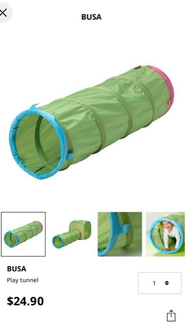 IKEA Play Tunnel, Babies & Kids, Baby Nursery & Kids Furniture, Other