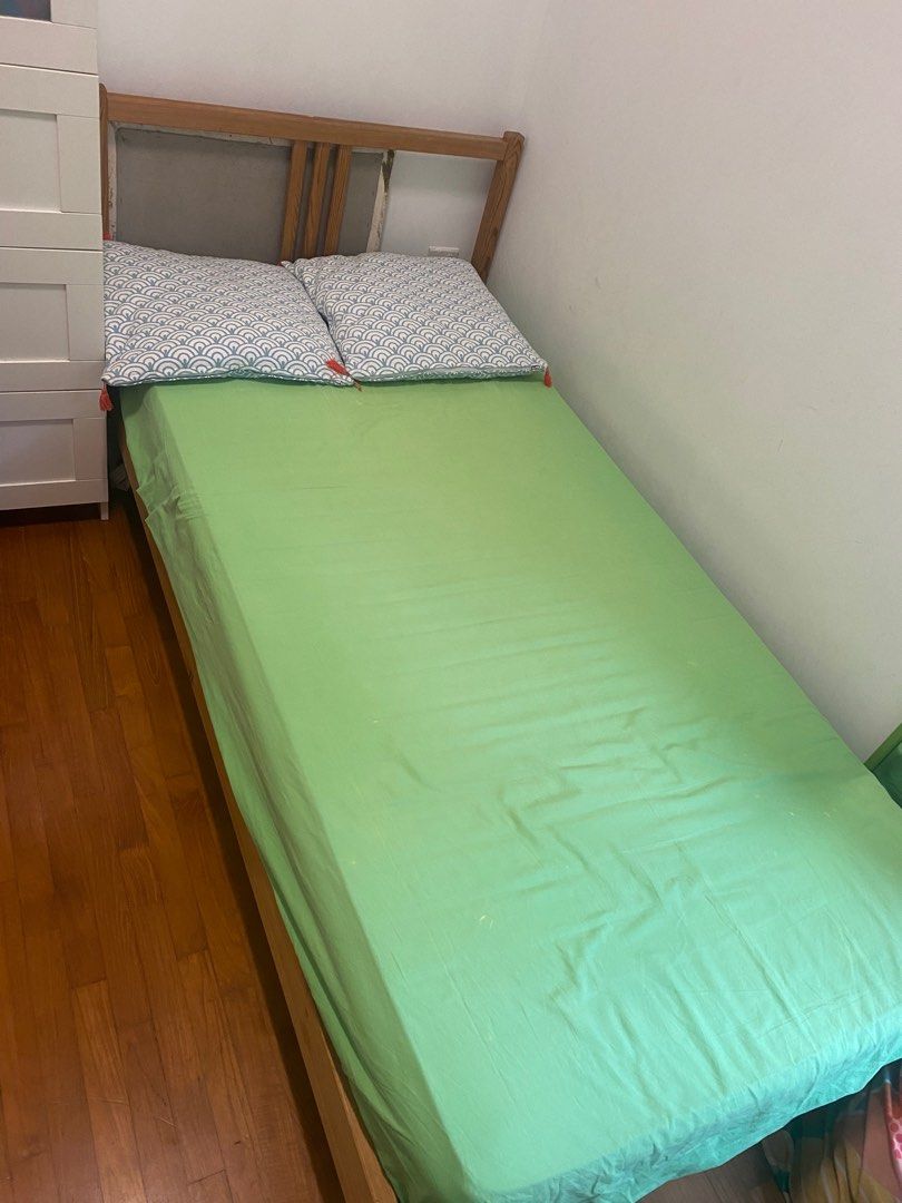 IKEA single bed frame for sale, Furniture & Home Living, Furniture, Bed