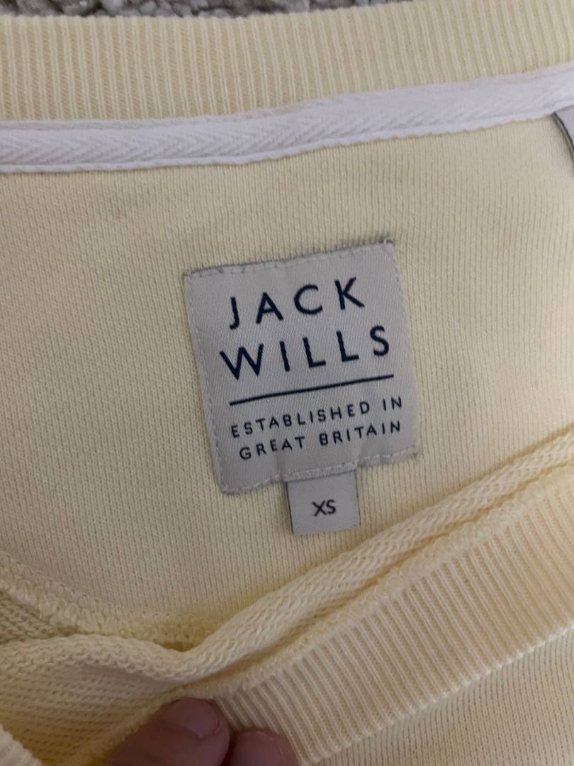 Jack wills yellow jumper online