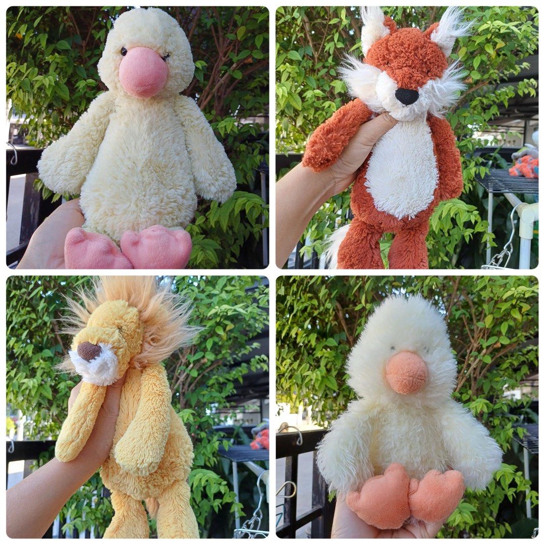 Jellycat chicken / duck /fox / lion, Babies & Kids, Babies & Kids