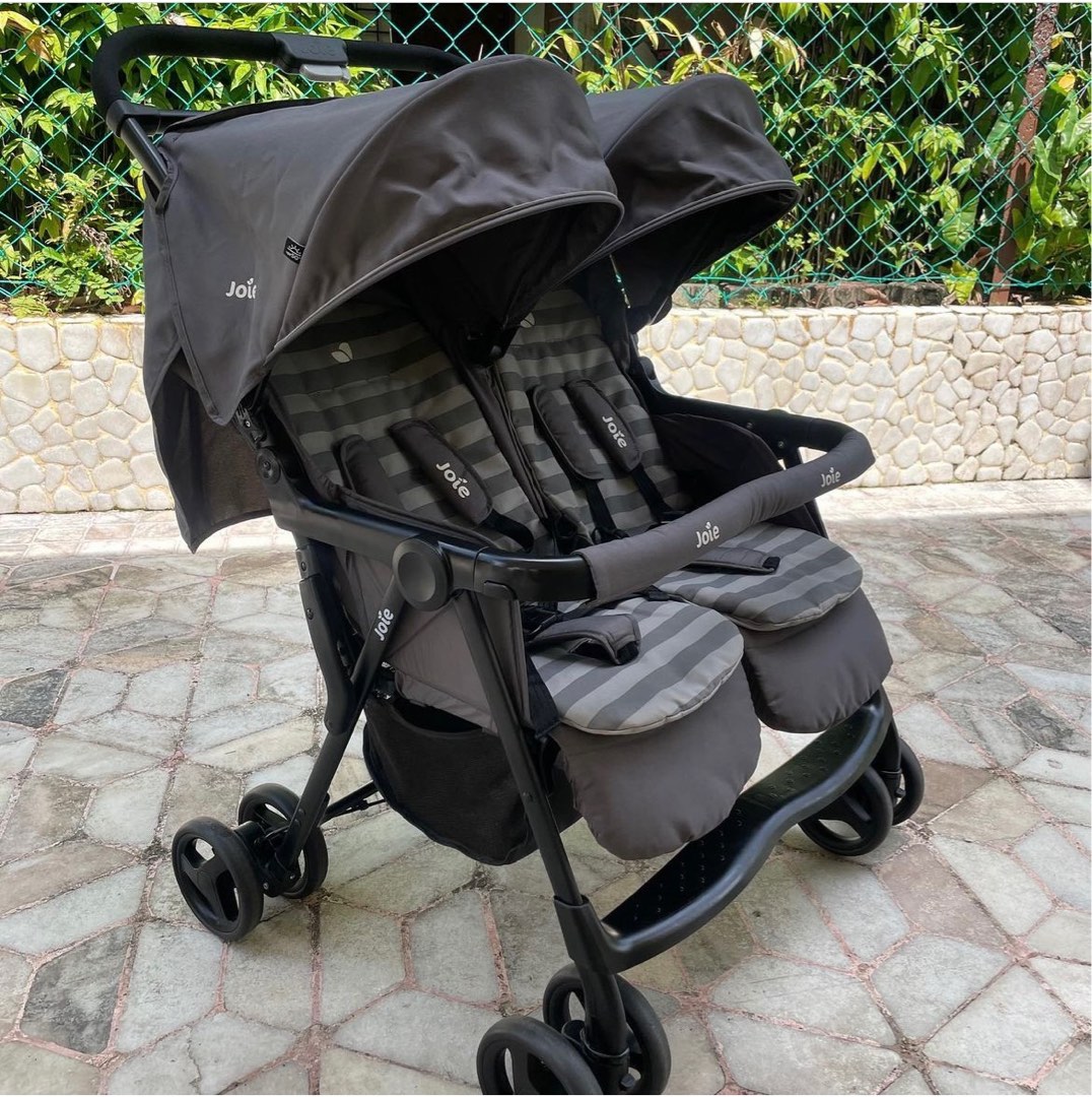 Joie aire twin stroller dark pewter on sale