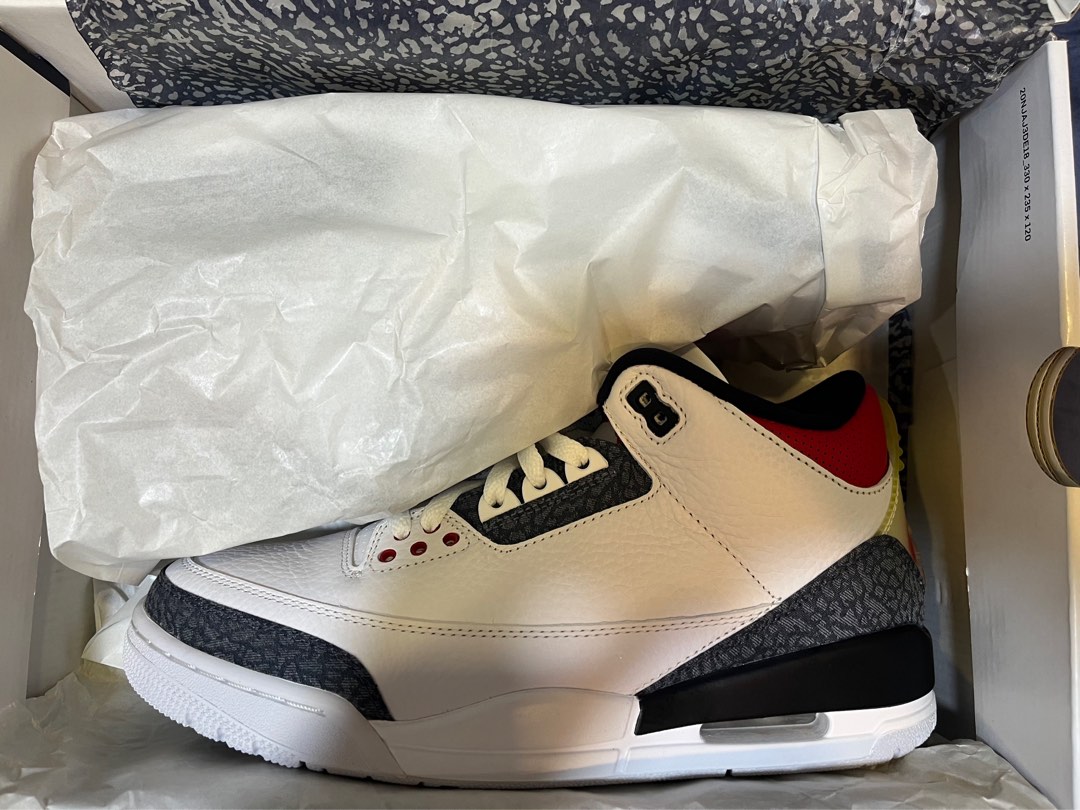 jordan 3 retro se fire red denim
