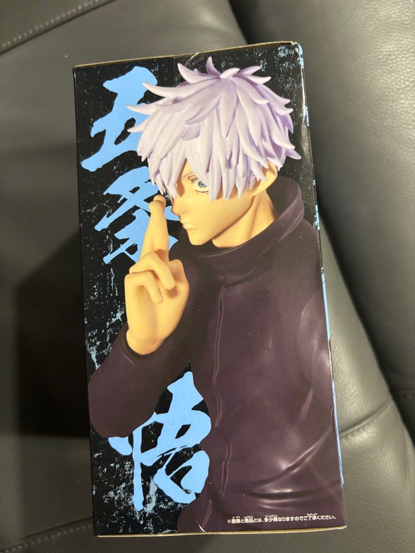 Jujutsu Kaisen Jjk Gojo Satoru Banpresto figure (Category: Other Merchandise) located in Singapore. Submitted by zeggory (Listing ID 1273644312, Image 2). Description: Brand new from Japan, not opened before.