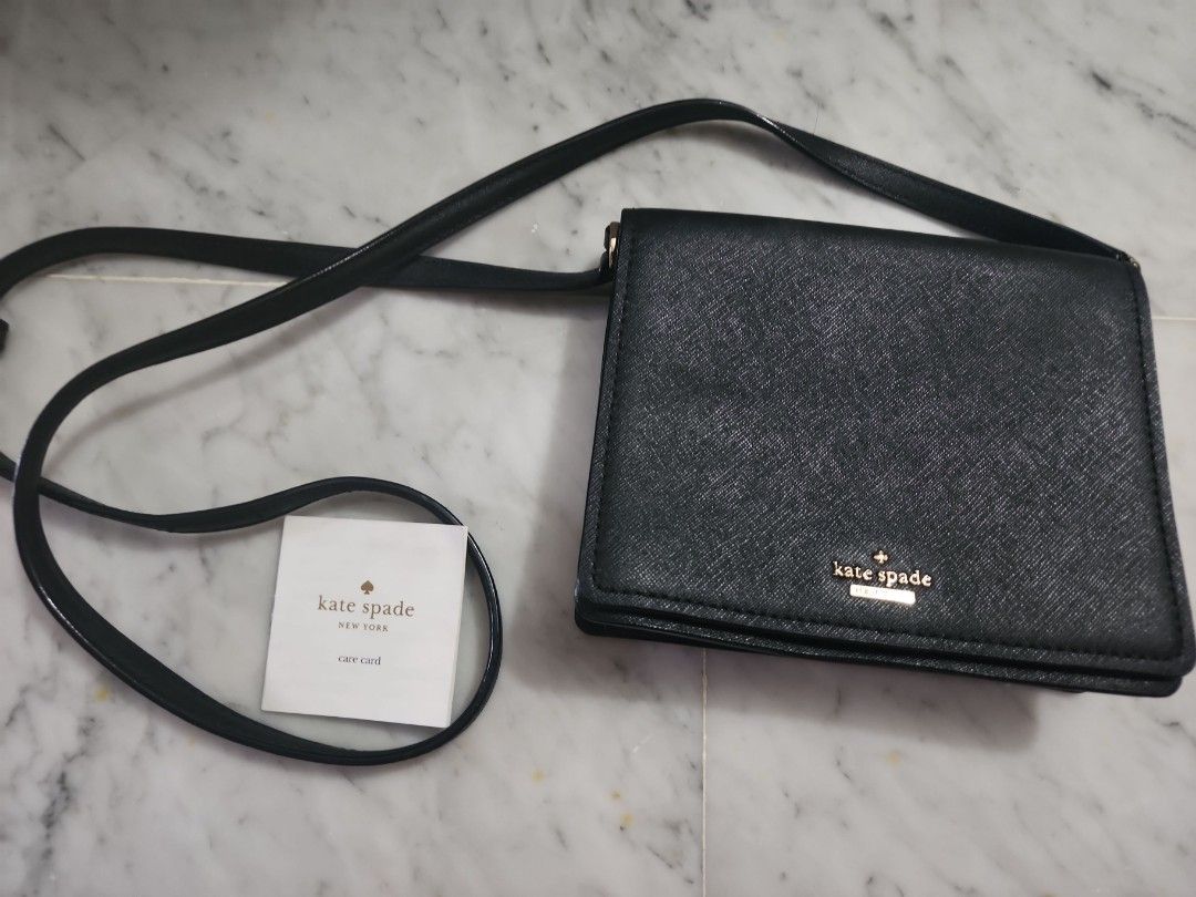 Kate Spade New York Cameron Street Small Dody Black Leather Crossbody Bag