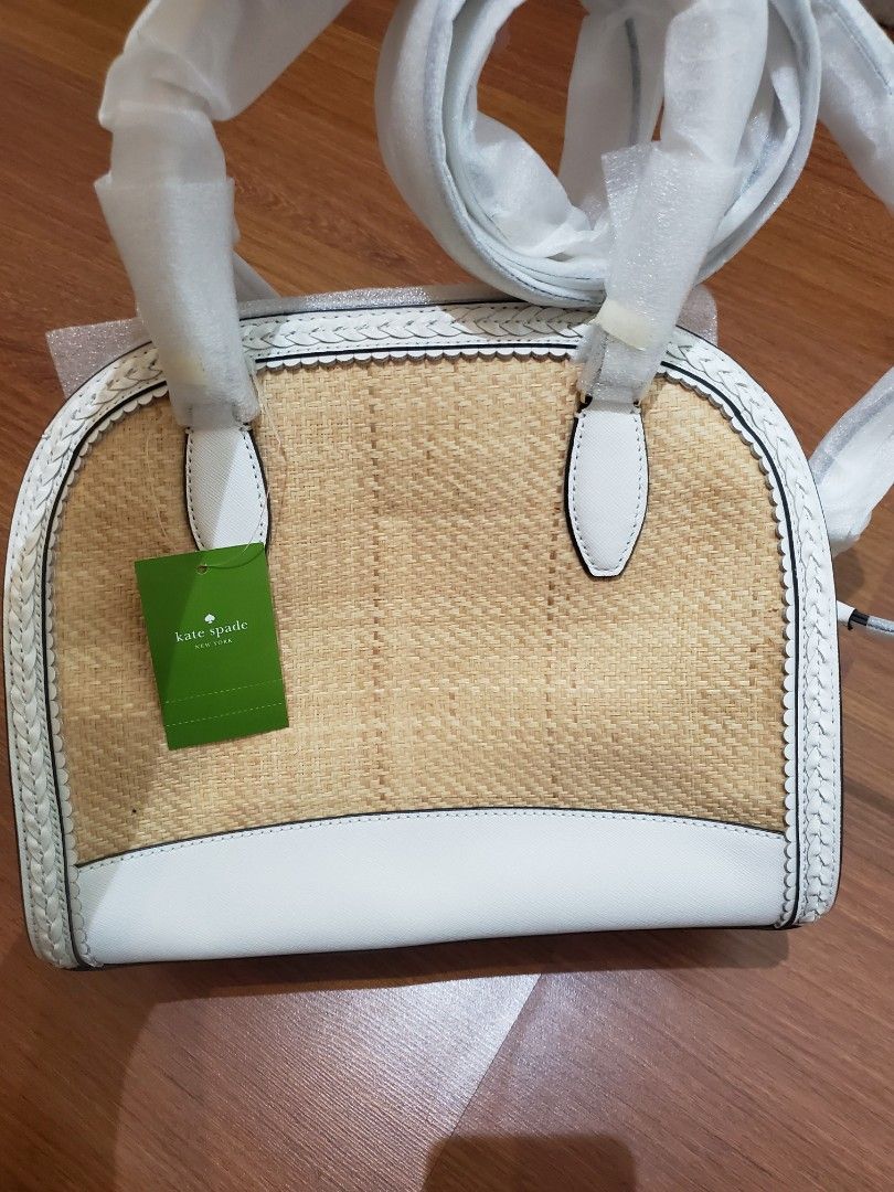 Kate spade reiley straw dome crossbody online