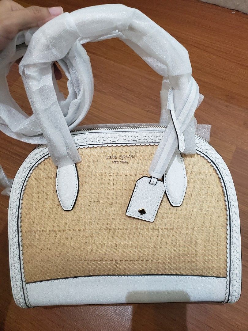 Reiley straw new arrivals medium dome satchel