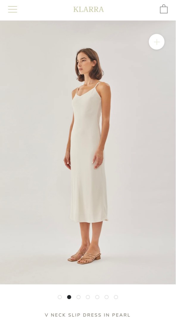 White v hotsell neck slip