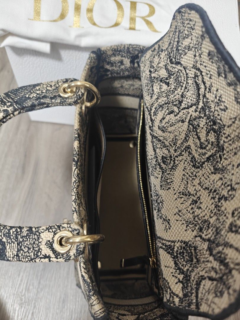 Lady dior toile de jouy on sale