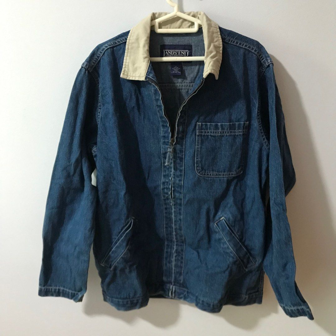 Lands end jean jacket store