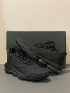 Lebron 16 triple black price clearance
