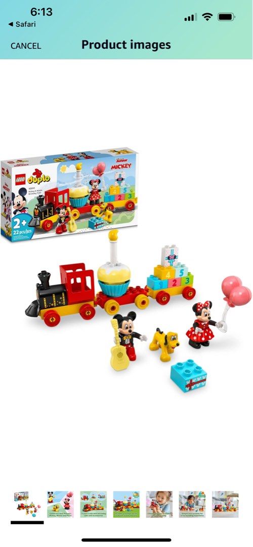 LEGO DUPLO Disney Mickey Minnie Birthday Train 10941 Kids Birthday Number Train Learning and Building Playset New 2021 22 Pieces Hobbies Toys Toys Games on Carousell
