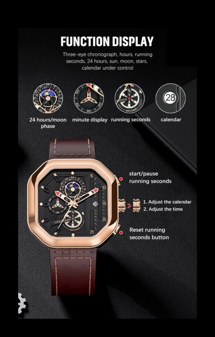 Mens chronograph deals