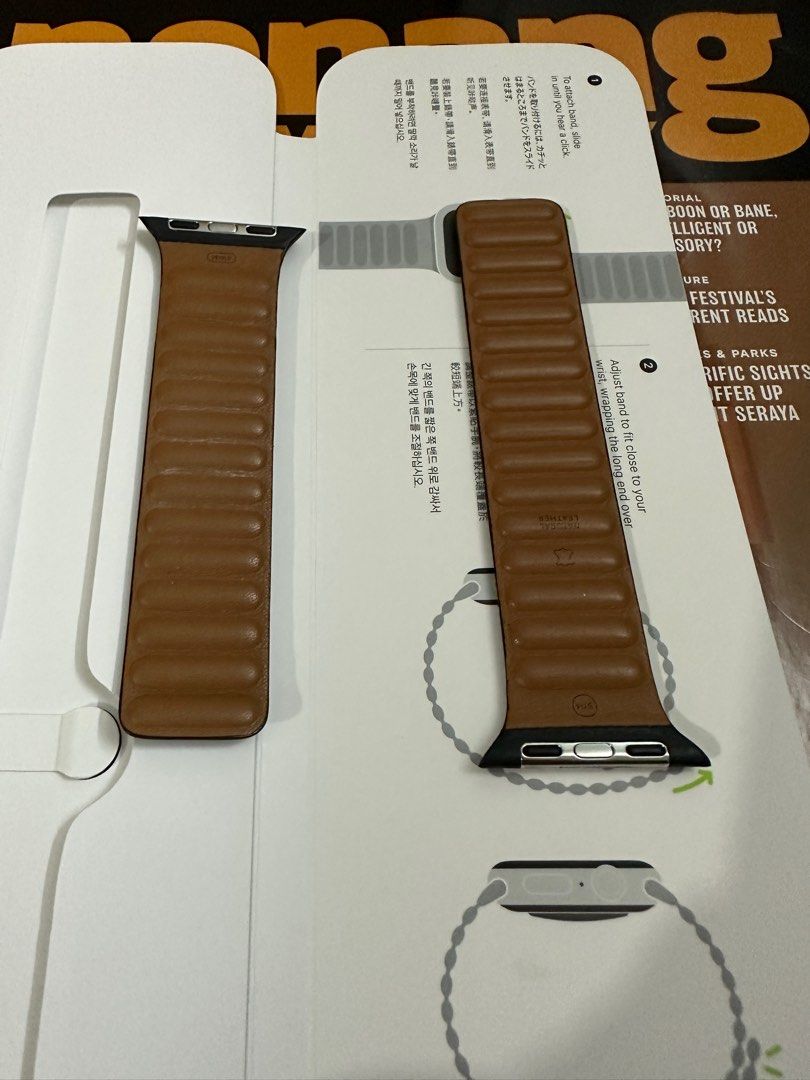 Apple watch best sale leather link review