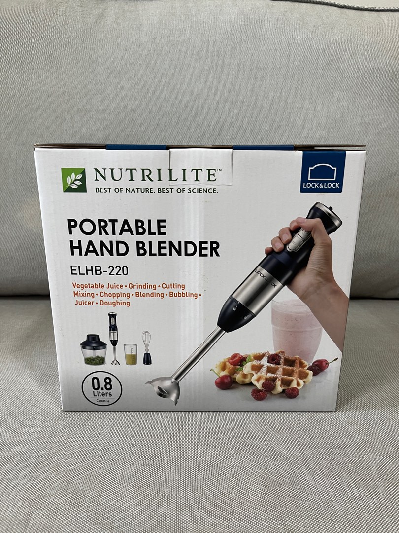 Lock & Lock Portable Hand Blender, TV & Home Appliances, Kitchen