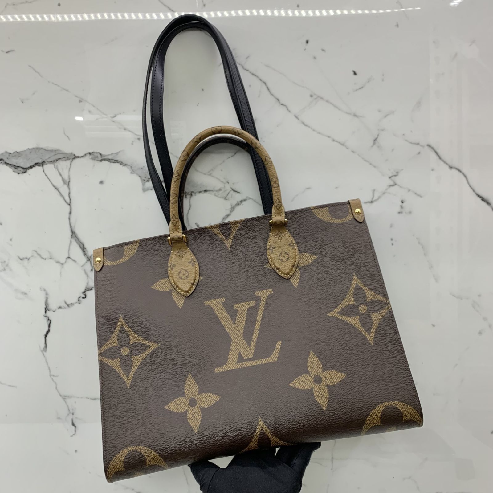 LOUIS VUITTON M45321 MONOGRAM ON THE GO MM 2 WAY SHOULDER BAG 237042939 GI