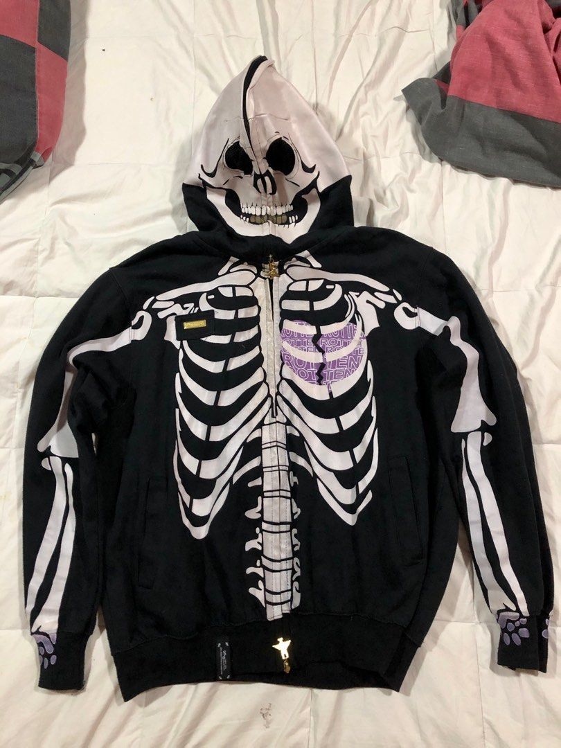LRG Dead Serious Skeleton Hoodie Men s Fashion Coats Jackets