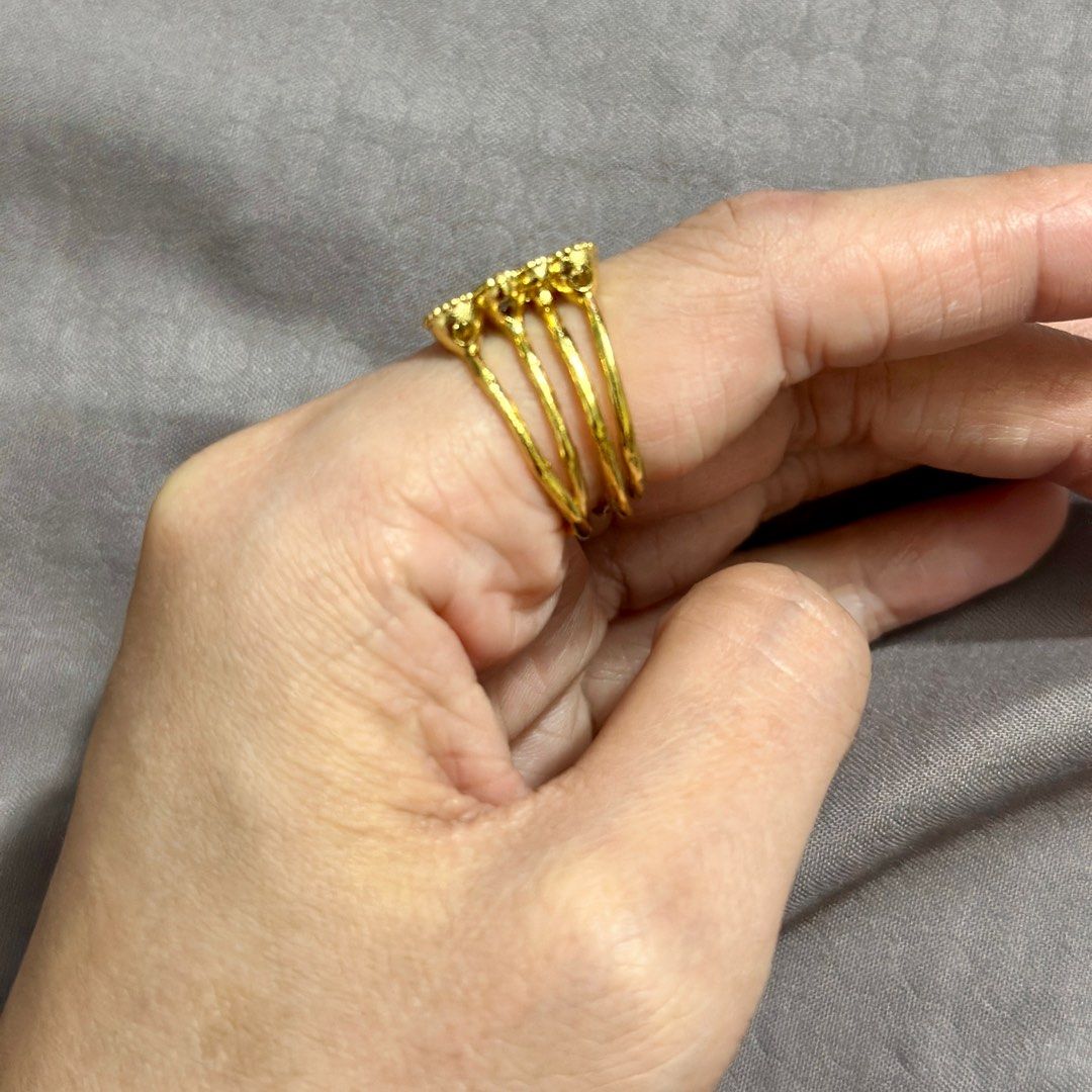 Gold spring shop ring designs