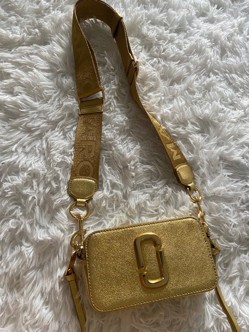 Marc jacobs snapshot metallic discount gold