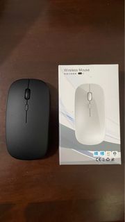 Matte Black wireless bluetooth and dongle mouse