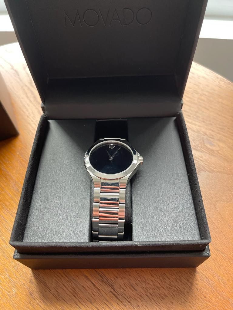 Movado face black store