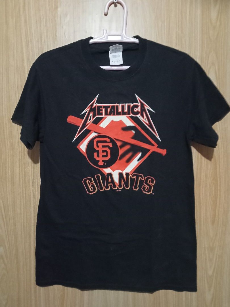 Metallica x SF Giants Men s Fashion Tops Sets Tshirts Polo