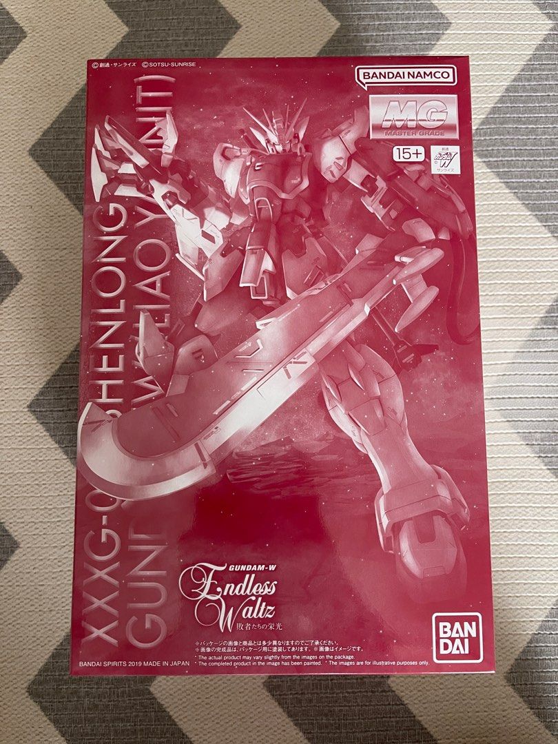 MG 1/100 SHENLONG GUNDAM EW（LIAO YA UNIT) (Category: Gundam Model Kits) located in Singapore. Submitted by torras (Listing ID 1273522944, Image 1). Description: MG 1/100 SHENLONG GUNDAM EW（LIAO YA UNIT) from Mobile Suit Gundam Wing Endless Waltz: Glory of the Losers.