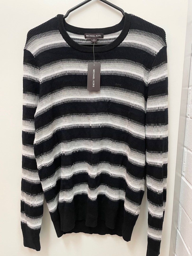 Mens black online designer sweater