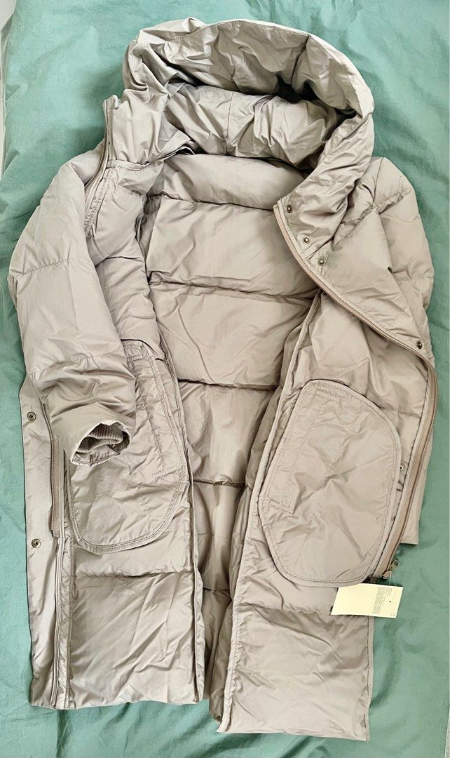 Muji australian down hooded coat deals