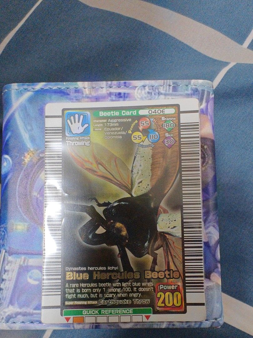 Mushiking Blue hercules beetle power 200, Hobbies & Toys, Toys & Games ...