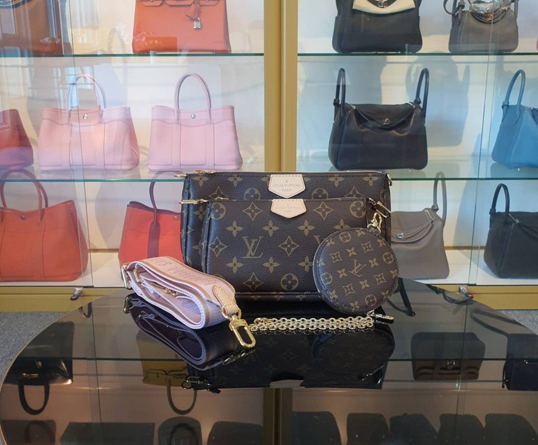 Louis vuitton with pink strap sales