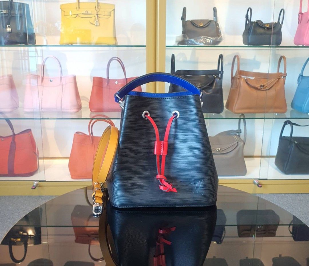 New Authentic L v Neo Noe BB Black Epi Leather Bag