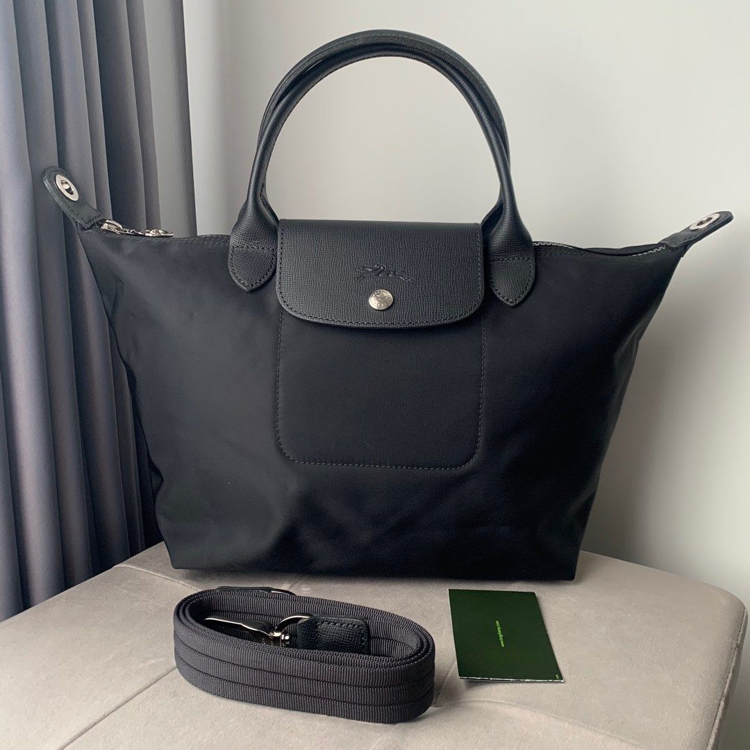 Longchamp le pliage shop neo small black