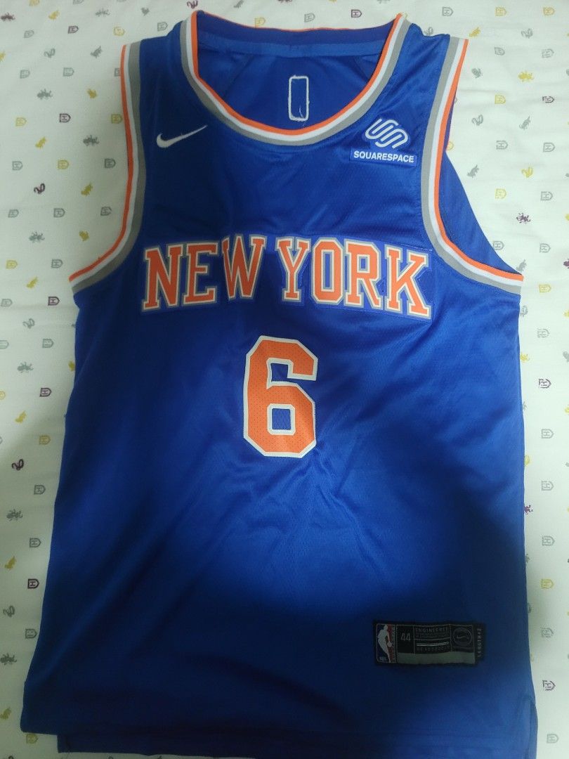 New York Knicks Kristaps Porzingis Jersey Men s Fashion Activewear on Carousell