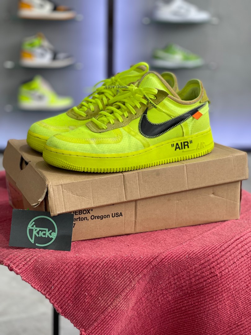 Nike Air Force 1 Off White Volt