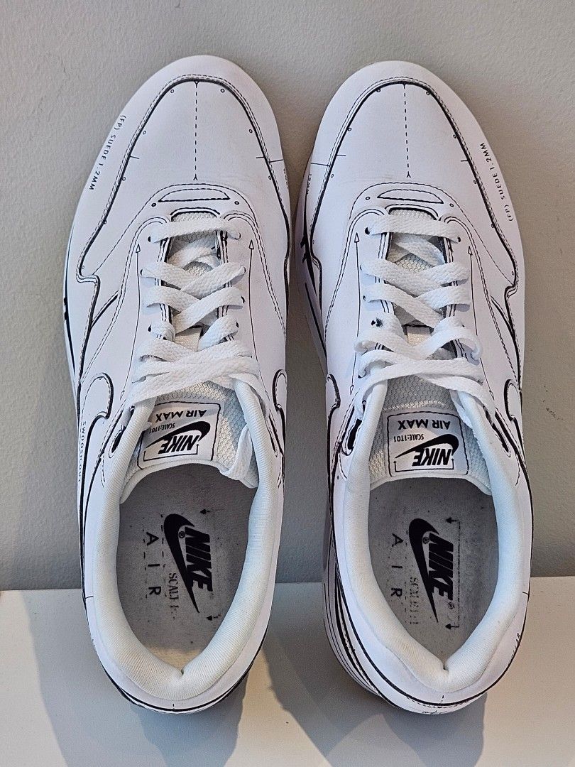 Nike air max 1 top sketch to shelf schematic
