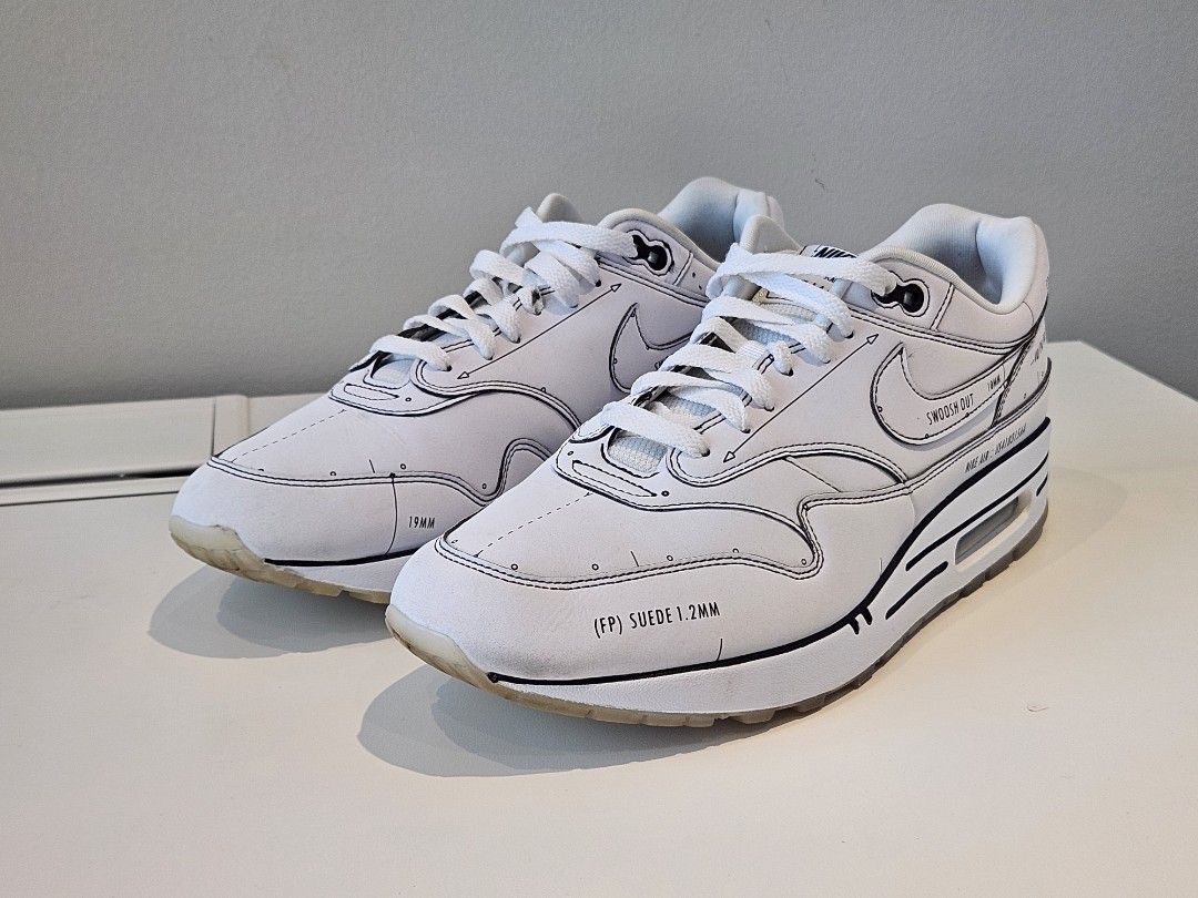 Nike air max 1 clearance sketch to shelf schematic