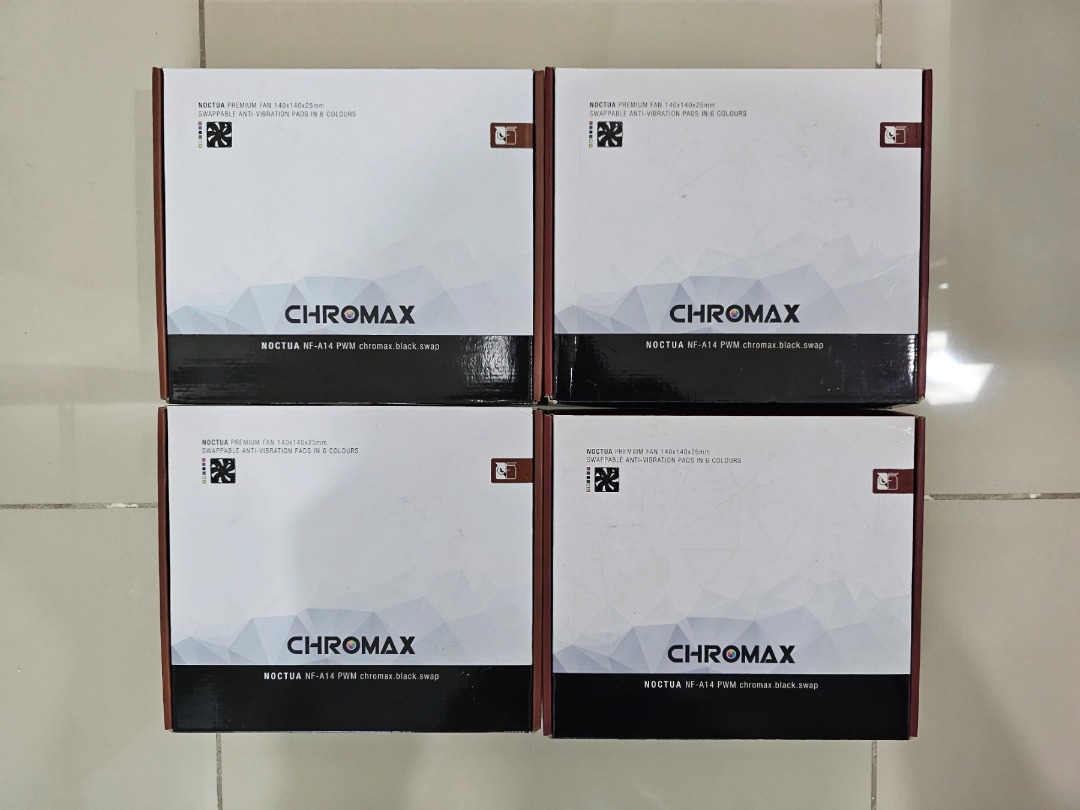 Noctua NF-A14 Chromax Black, Computers & Tech, Parts & Accessories ...