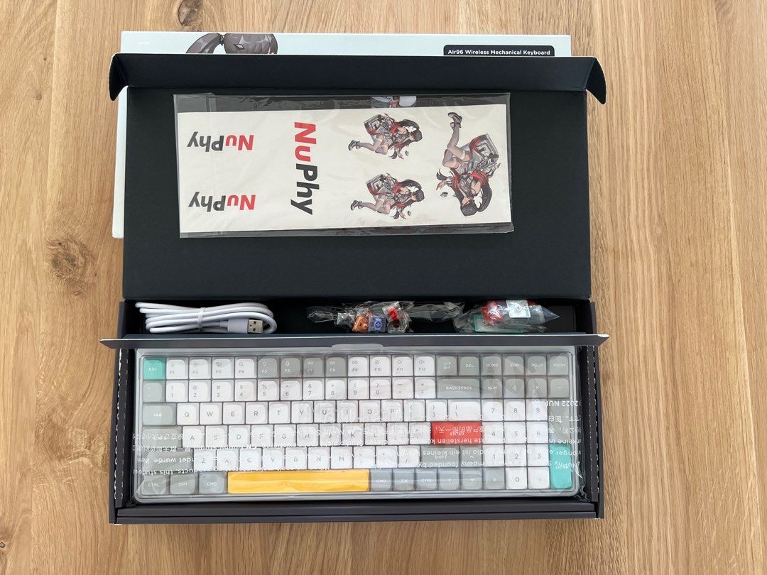 Nuphy Air 96 Keyboard + Mono Wrist Rest, Computers & Tech, Parts ...