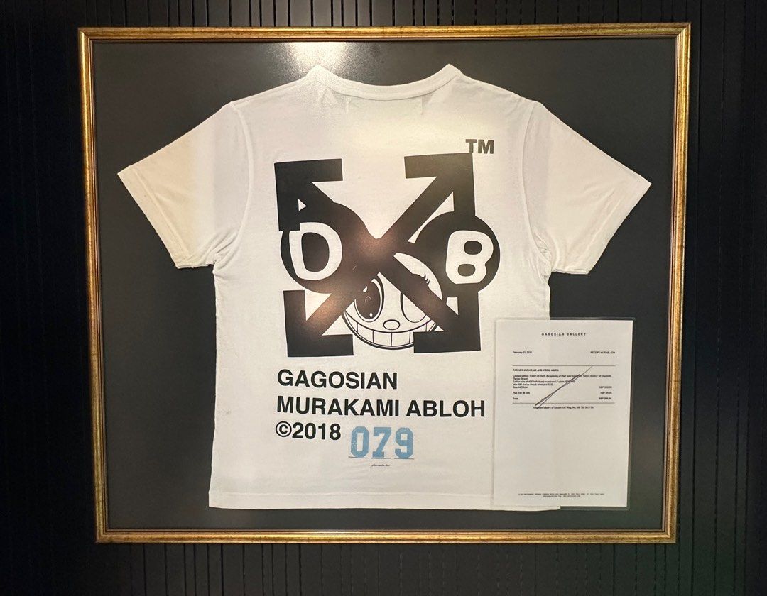 Offwhite X Murakami T shirt Hobbies Toys Memorabilia Collectibles Fan Merchandise on Carousell