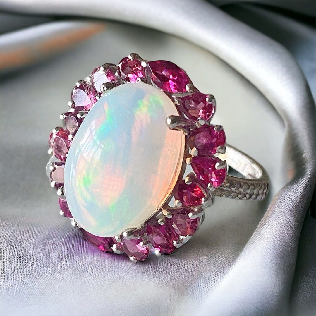 Garnet and opal best sale jewelry