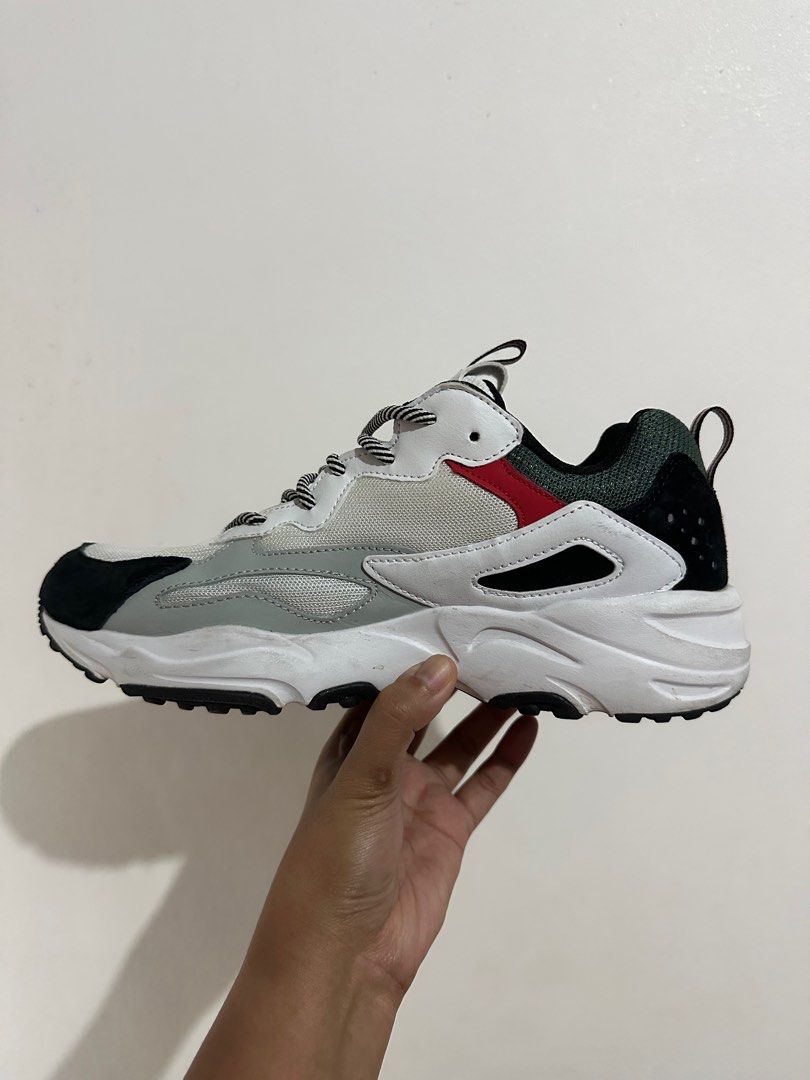 Fila ray black green red best sale