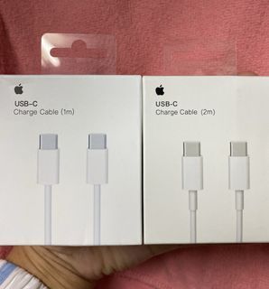 ORIGINAL IPAD,MACBOOK CHARGER CABLE TYPE C TO TYPE C 1M