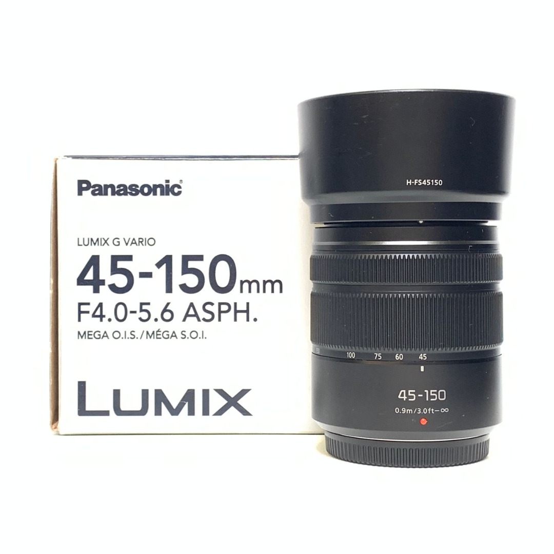 パナソニック lumix G VARIO 45−150mm望遠レンズ美品 - カメラ