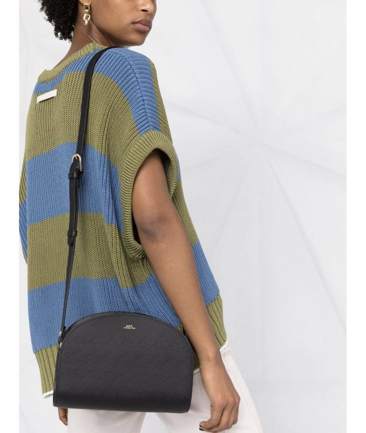 Apc demi shop lune saffiano