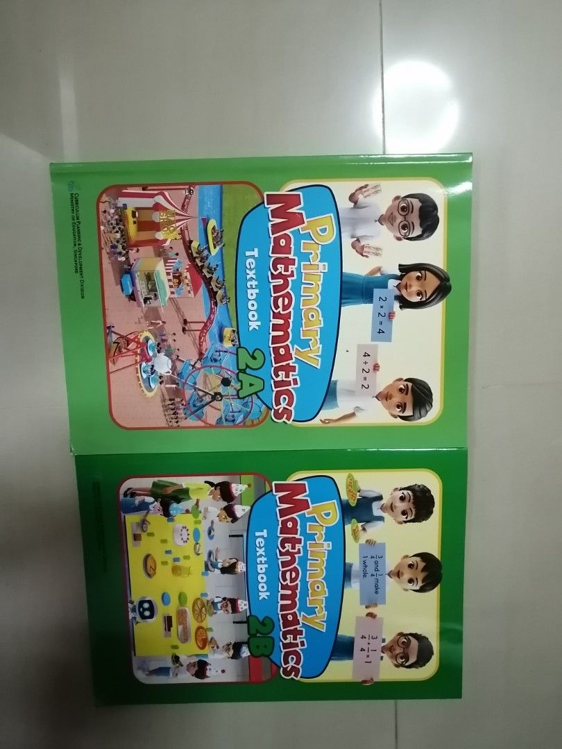 Primary Mathematics Textbook 2A 2B, Hobbies & Toys, Books & Magazines ...