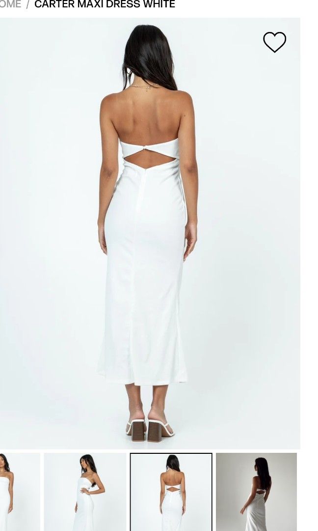 carter maxi dress white Carter Gown