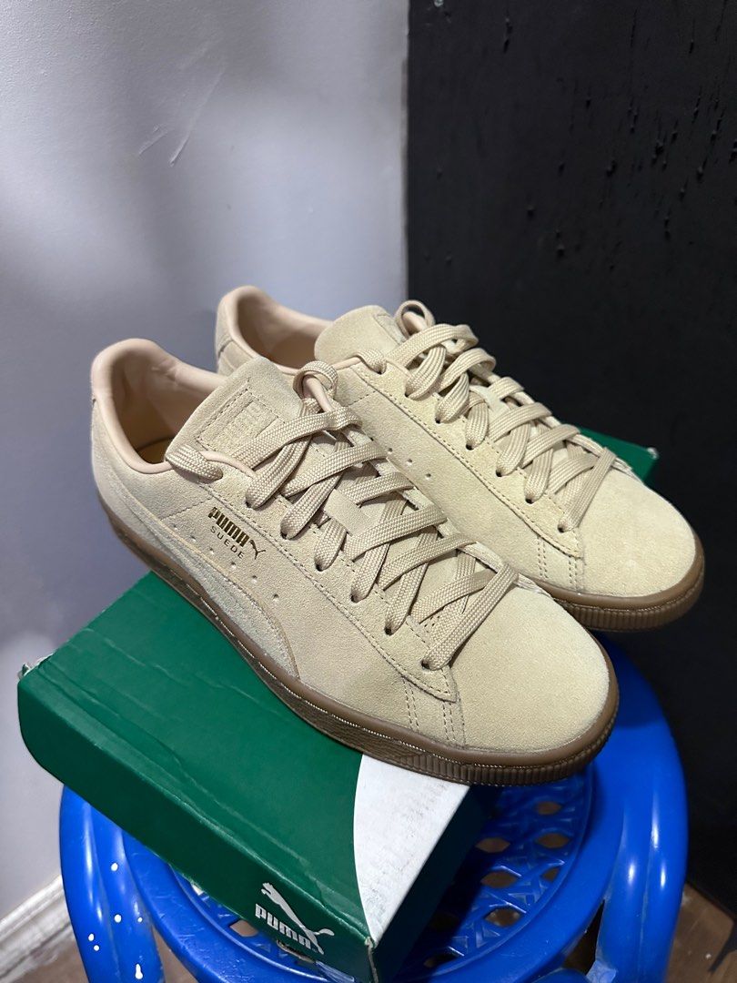 Puma Suede Gum Trainers Men s Fashion Footwear Sneakers on